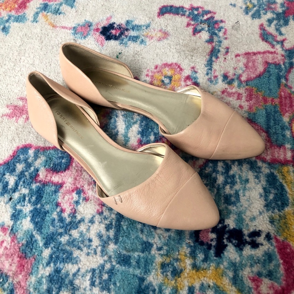 Tommy Hilfiger Nude d’Orsay Flats size 7.5/8